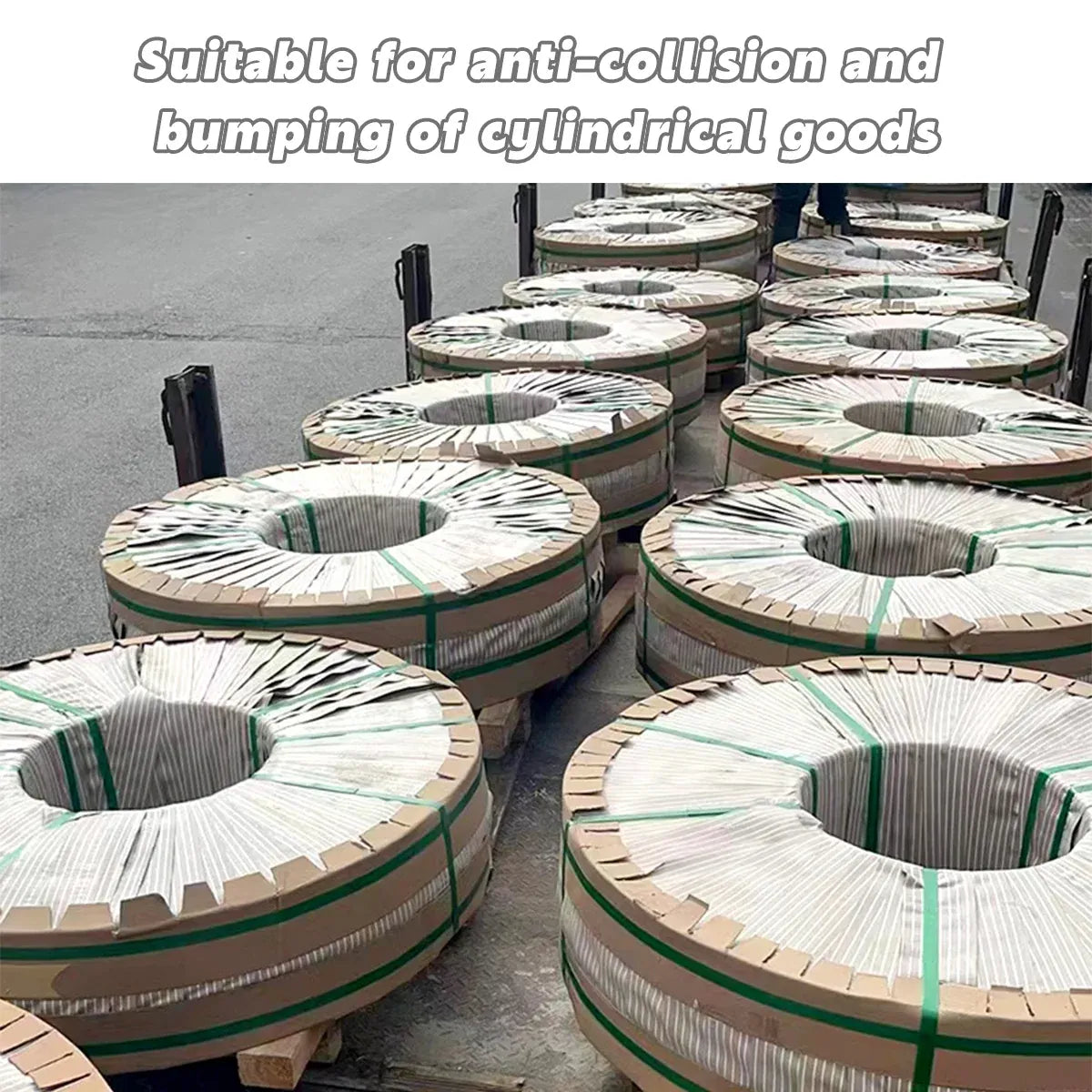 Coil Edge Guard Paper Corner Protector for Steel Iron Aluminium Roll Packing Use - 30x30mm