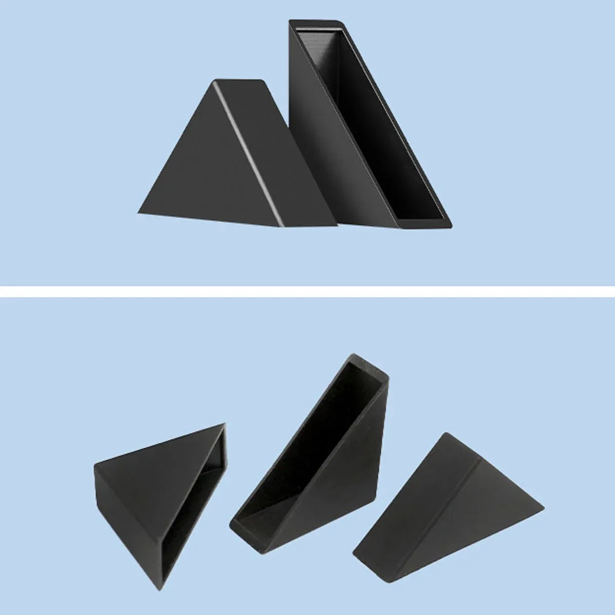 200pcs Glass Corner Protector Plastic Tile Sleeve for Acrylic Anti Collision Use - 35x35x8mm