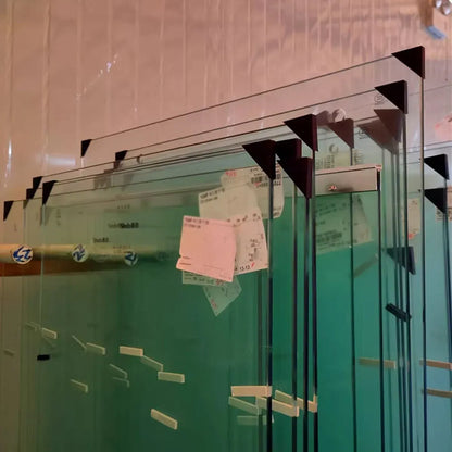 200pcs Glass Corner Protector Plastic Tile Sleeve for Acrylic Anti Collision Use - 35x35x8mm