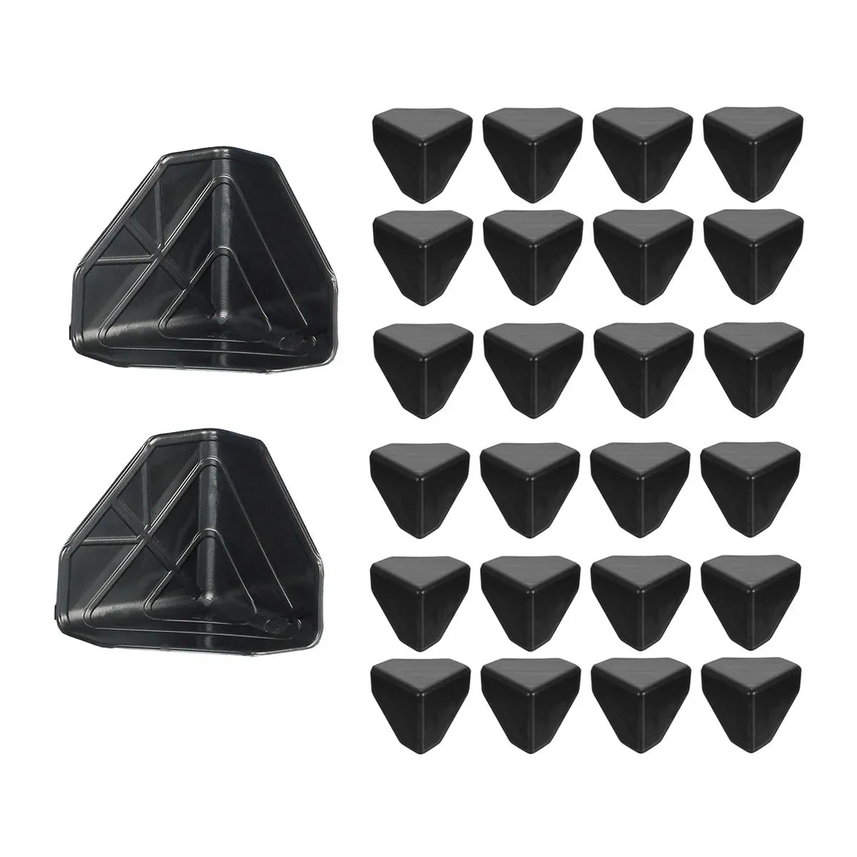 200pcs Plastic Corner Protectors Carton Anti Collision Box Edge Protection Guard