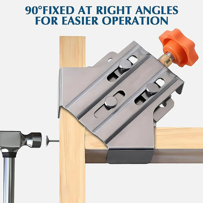 Angle Clamp Set 4pcs 90-Degree Adjustable L Shape Corner Woodworking Position - Closed style