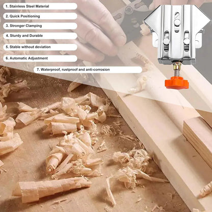 Angle Clamp Set 4pcs 90-Degree Adjustable L Shape Corner Woodworking Position - Closed style