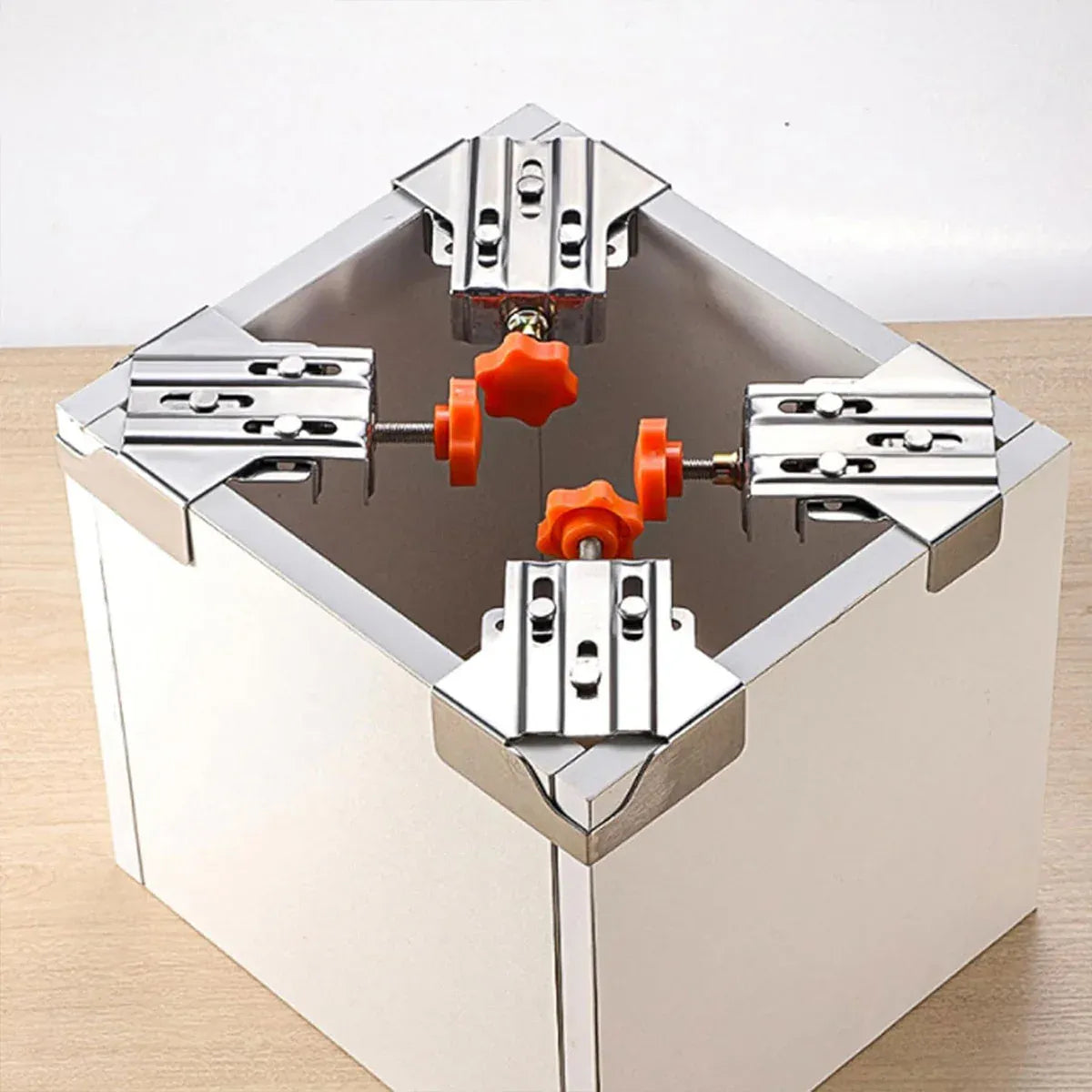 Angle Clamp Set 4pcs 90-Degree Adjustable L Shape Corner Woodworking Position - Closed style