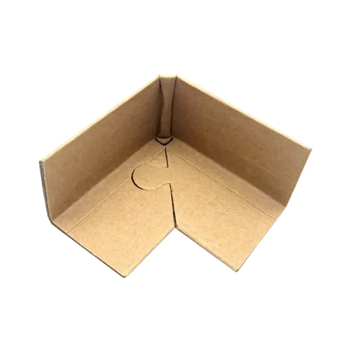 100pcs Kraft Paper Cardboard Corner Protector 90 Degree Angle Guard for Packing - 40x40x4mm