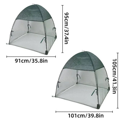 Plant and Vegetable Protective Cover Insect Proof Mesh Garden Netting Cover - 101x101x105cm