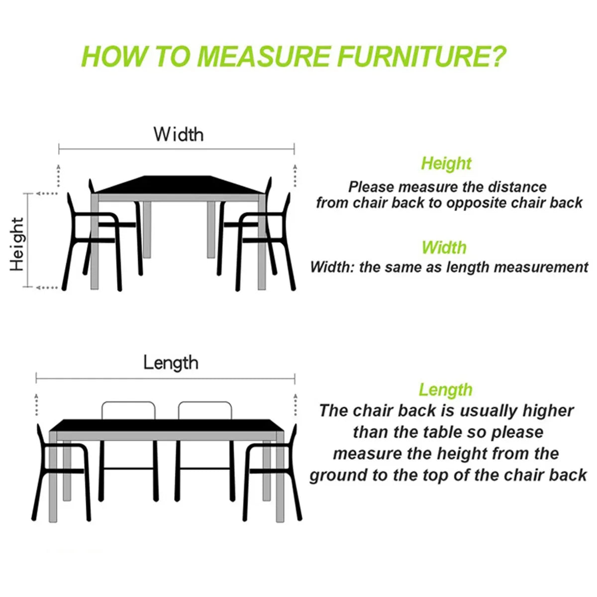 Outdoor Garden Patio Furniture Cover Waterproof UV Resistant Dustproof Durable