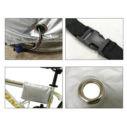 Large Bikes Cover Outdoor Rain Sun Protector for Bicycle Dustproof Waterproof