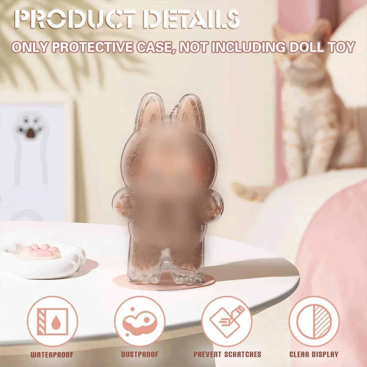 Toy Protective Case Transparent Pack Clear Dustproof Accessory Storage Cover
