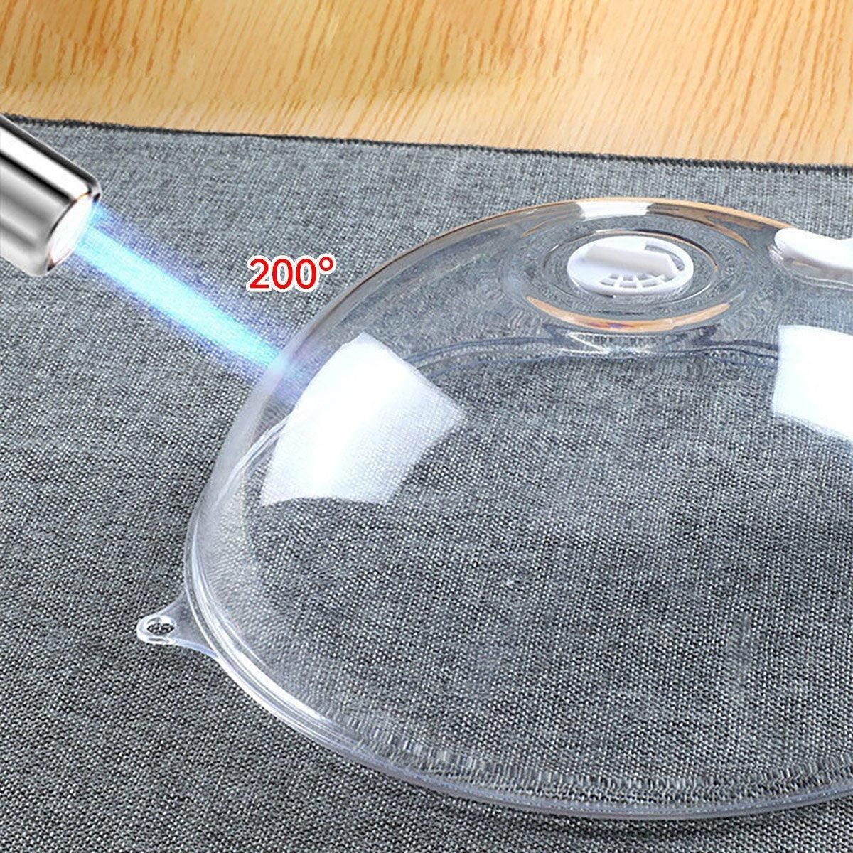 Microwave Safe Food Grade Plastic Splash Proof and Dustproof Heating Cover