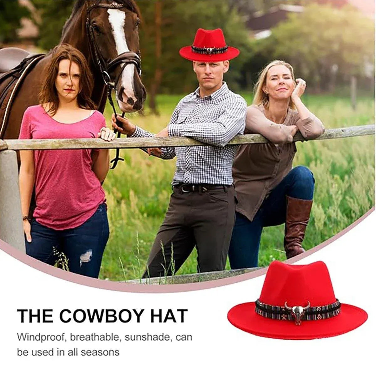 STweed Hat Ethnic Style Jazz Cap Bowler Hat Sun Hat for Men Women Summer Fashion - Brown