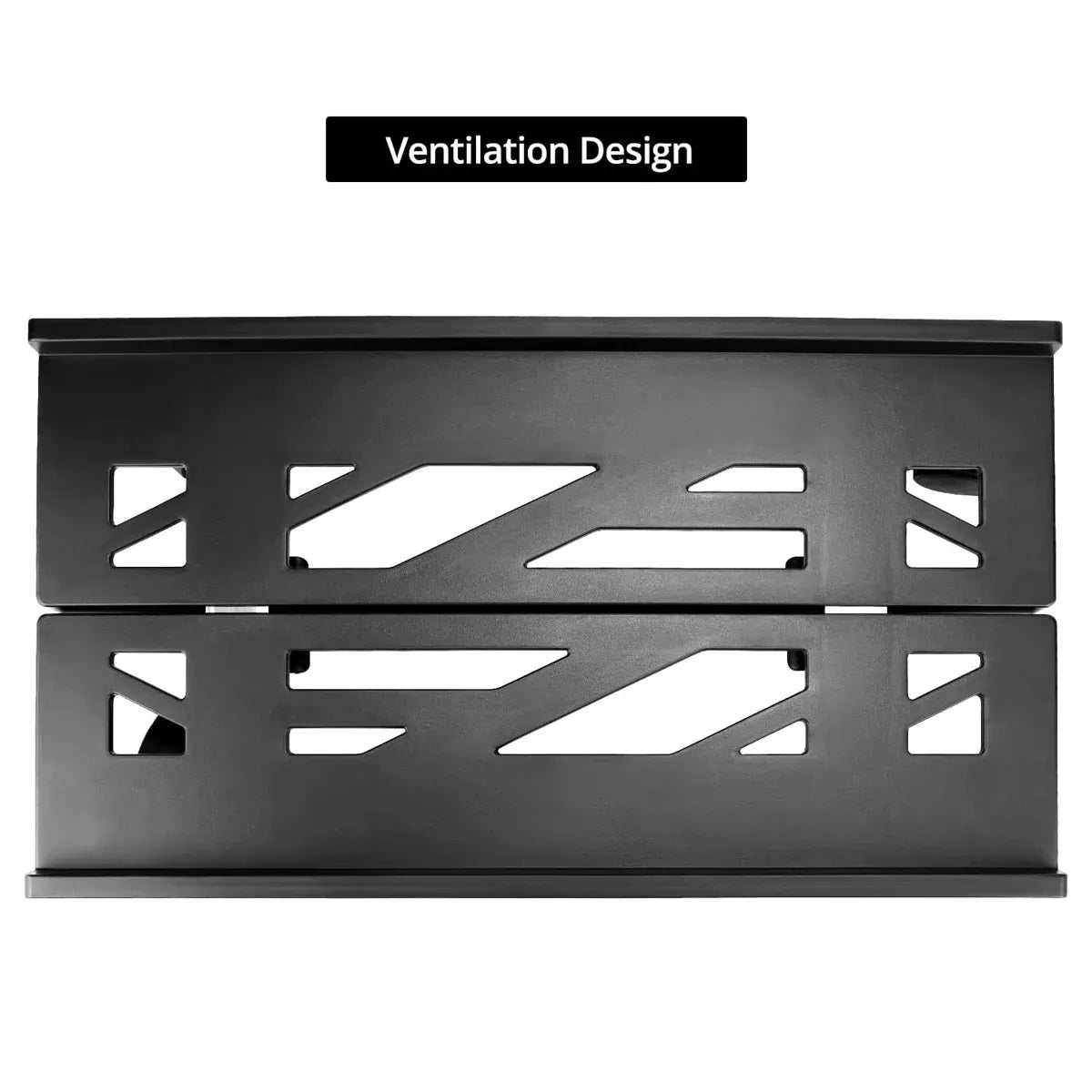 Computer Host Telescopic Bracket Base Chassis Tray Pulley Heightening Rack - Black