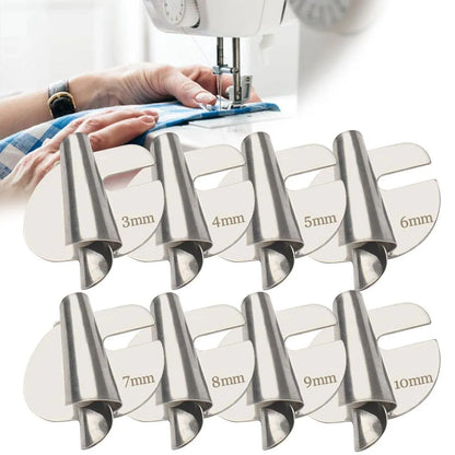 Household Sewing Machine Attachment Spiral Flanger Towel Fabric Puller Tool