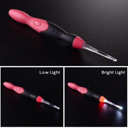 11 In 1 Led Light Up Crochet Hooks Set - Purple