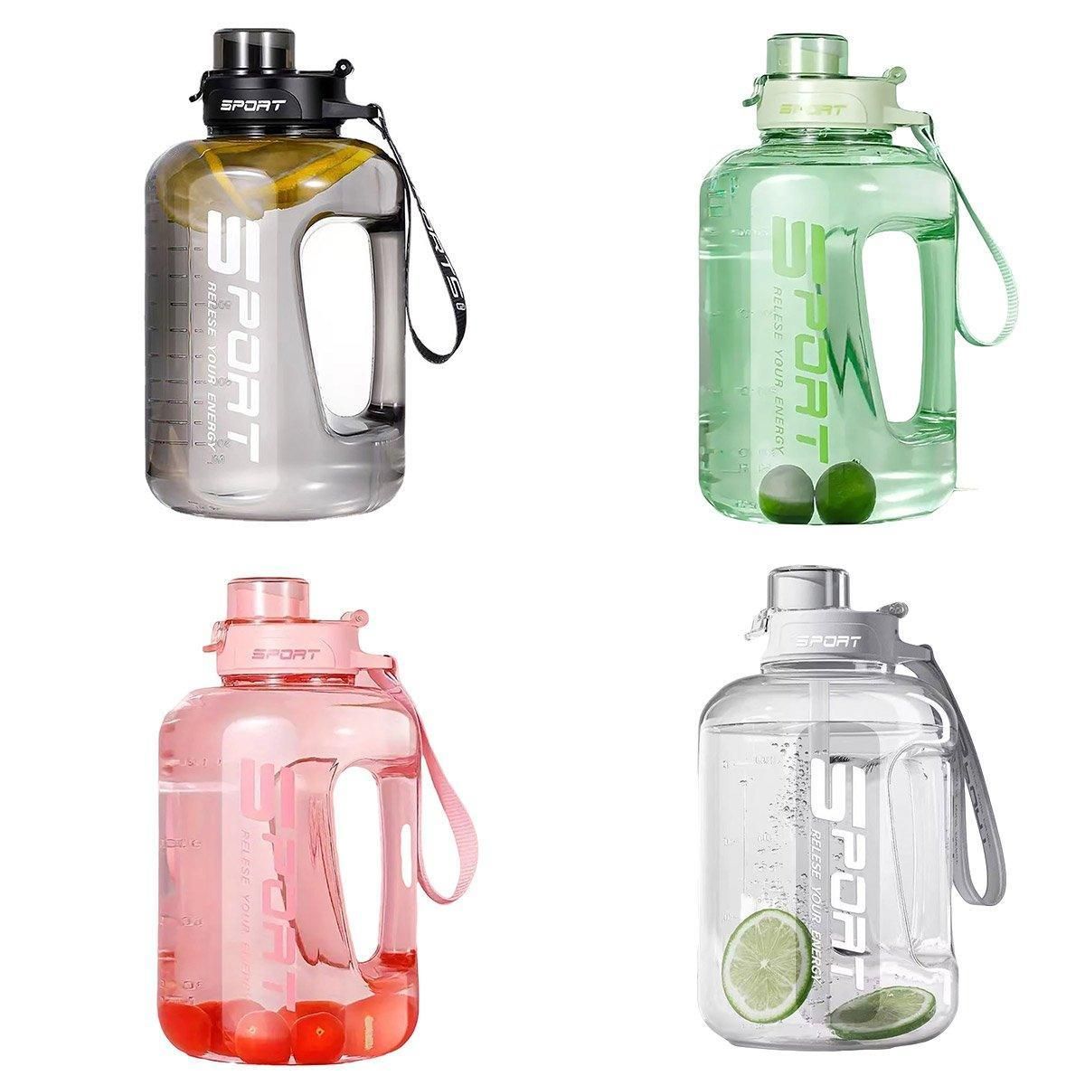 Large Capacity Water Cup Fitness Sports Water Bottle for Gym Outdoor Activities - Green