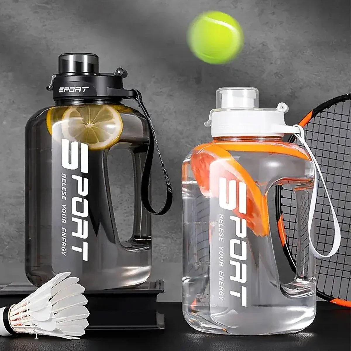 Large Capacity Water Cup Fitness Sports Water Bottle for Gym Outdoor Activities - Green