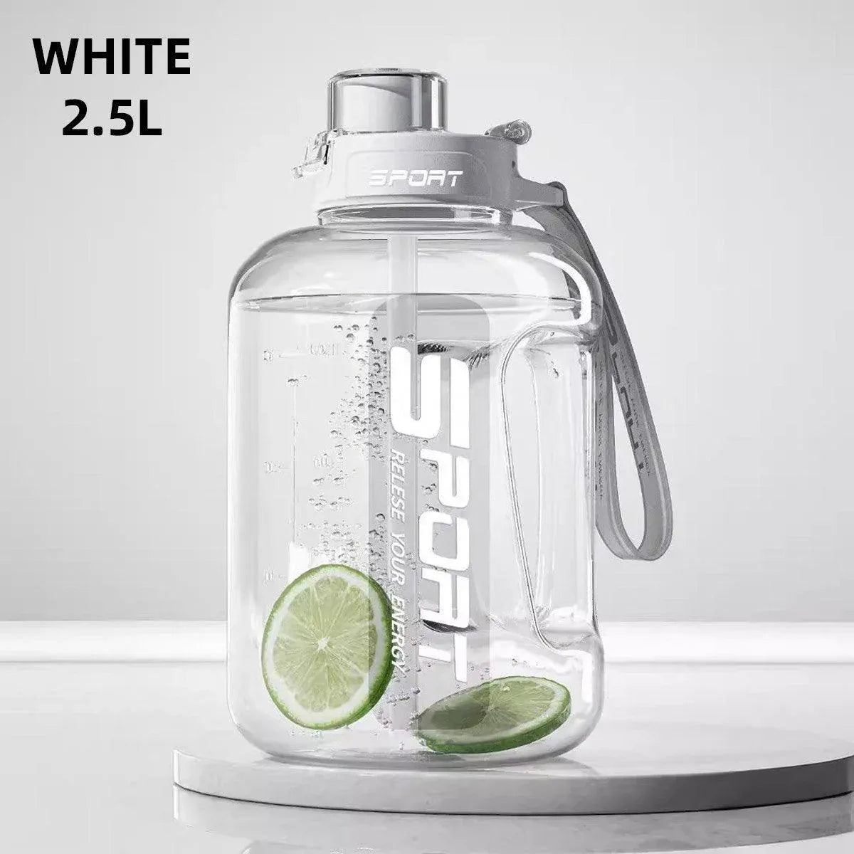 Large Capacity Water Cup Fitness Sports Water Bottle for Gym Outdoor Activities - Green