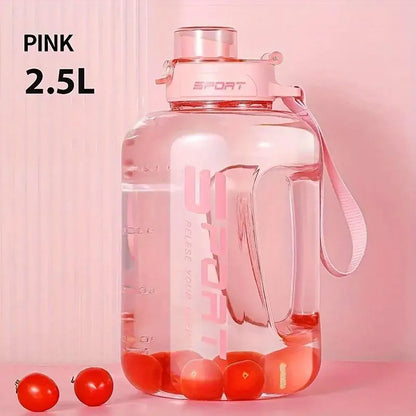 Large Capacity Water Cup Fitness Sports Water Bottle for Gym Outdoor Activities - Green