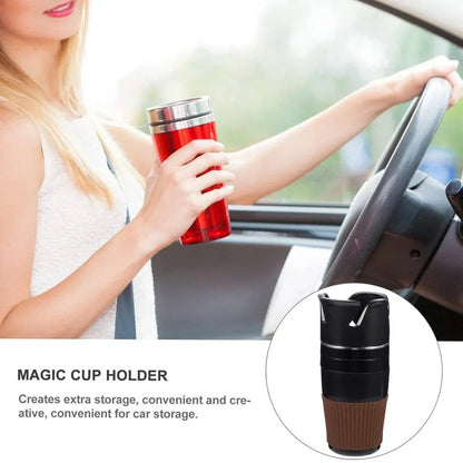 Multifunctional Car Cup Holder Storage Box Drink Organiser Vehicle Accessories