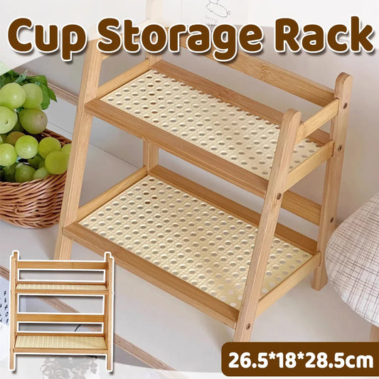 Cup Flower Pot Storage Rack Multi-Layer for Home Kitchen Living Room Organizer