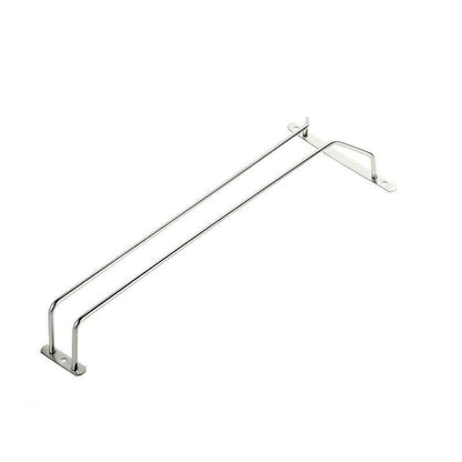 Under Cabinet Wine Glass Holder Rack 1PC Steel Hanging Cup Storage Bar Shelf