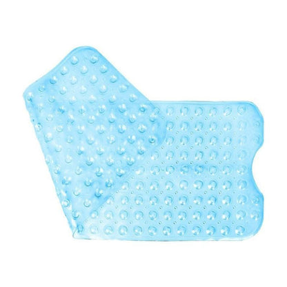 Non Slip Shower Mat for Bathtub Floor with Suction Cups 100x40cm - Blue