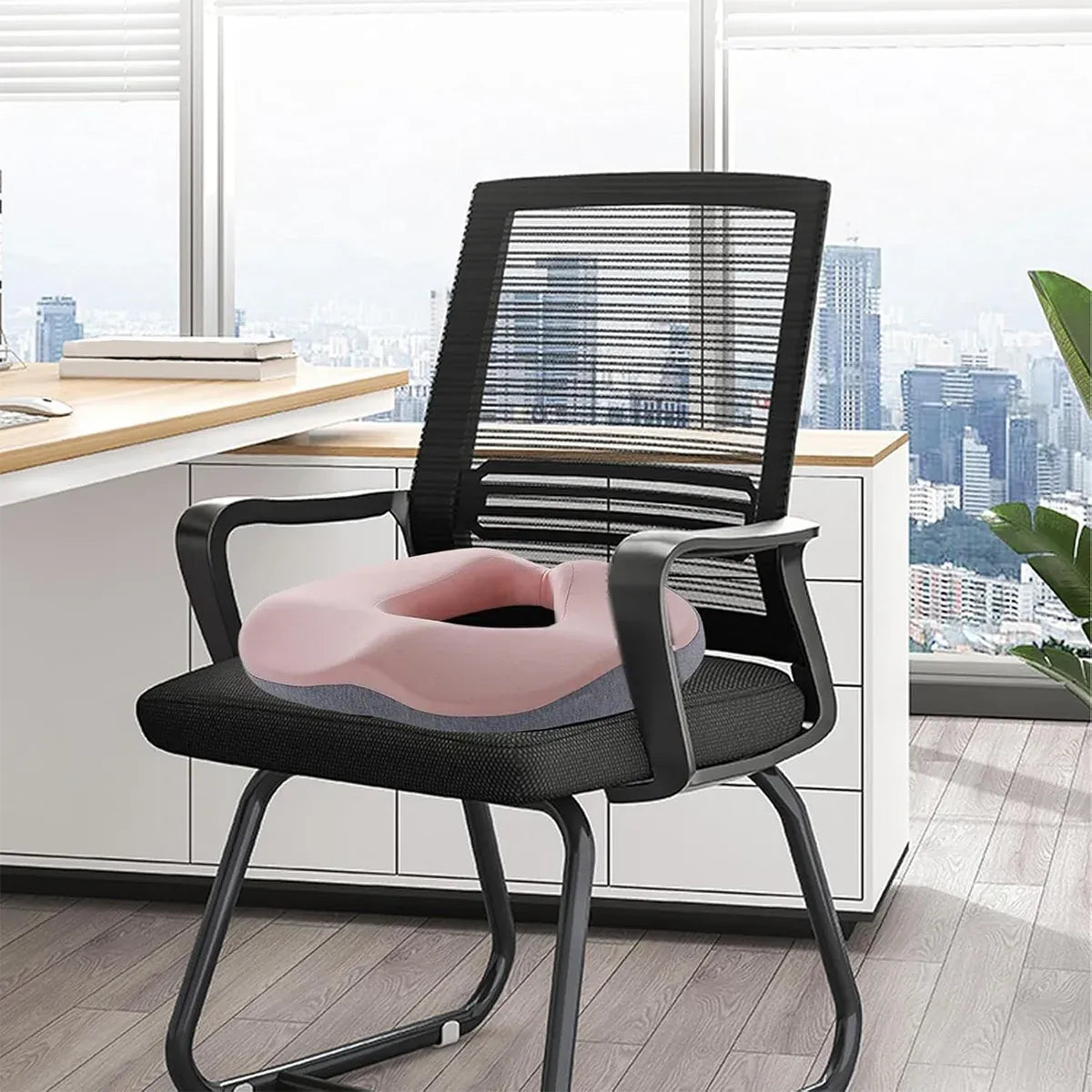 Memory Foam Seat Cushion Breathable Comfort Pad for Office Chair