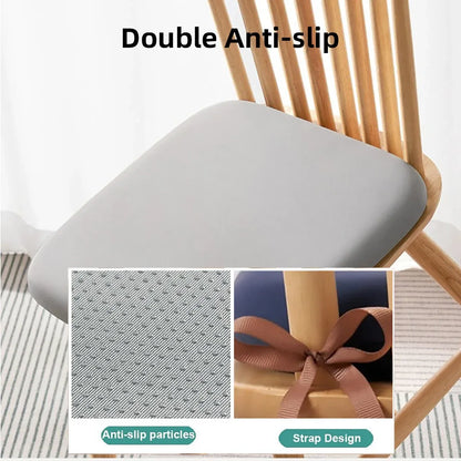 Seat Cushion Memory Foam Office Chair Pad Bottom Support for Stool Dining Chair - Grey