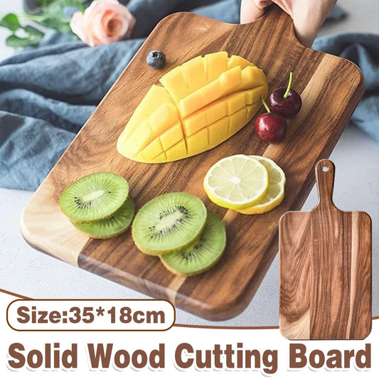 Wooden Cutting Board Solid Wood Chopping Board Pizza Steak Kitchen Serving Tray