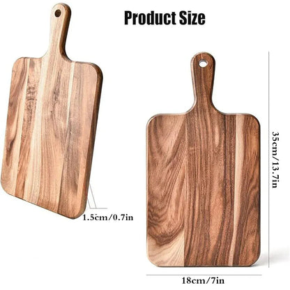 Wooden Cutting Board Solid Wood Chopping Board Pizza Steak Kitchen Serving Tray