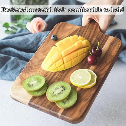 Wooden Cutting Board Solid Wood Chopping Board Pizza Steak Kitchen Serving Tray