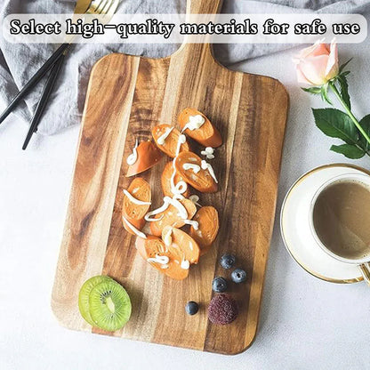 Wooden Cutting Board Solid Wood Chopping Board Pizza Steak Kitchen Serving Tray