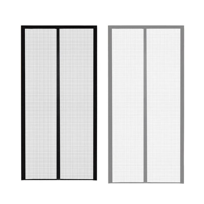 Self-Sealing Door Curtain Insect Proof Durable Mesh Screen for Home Kitchen Use - Grey