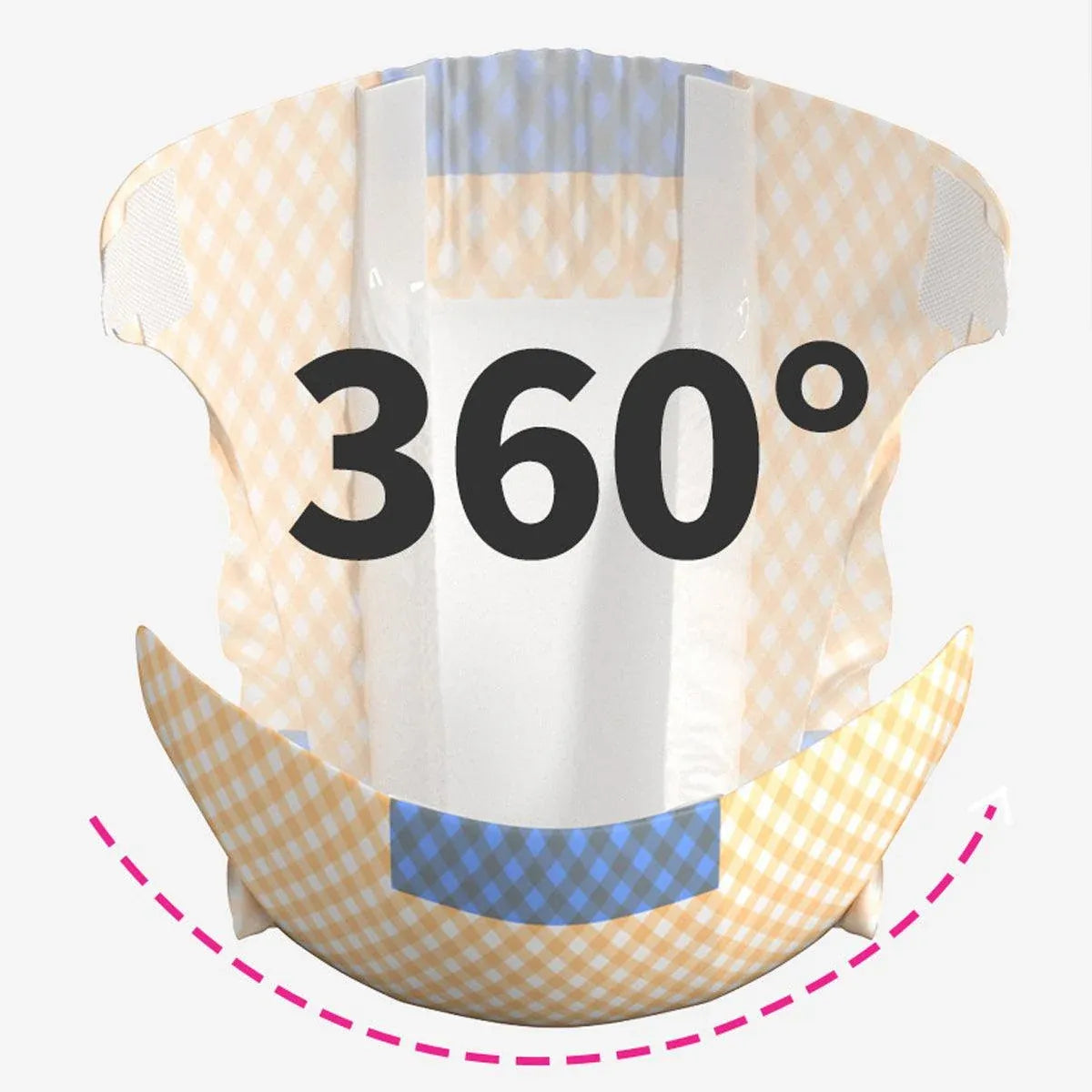 Disposable Female Dog Diapers Leakproof Breathable with Colour Indicator - XL 38-58cm
