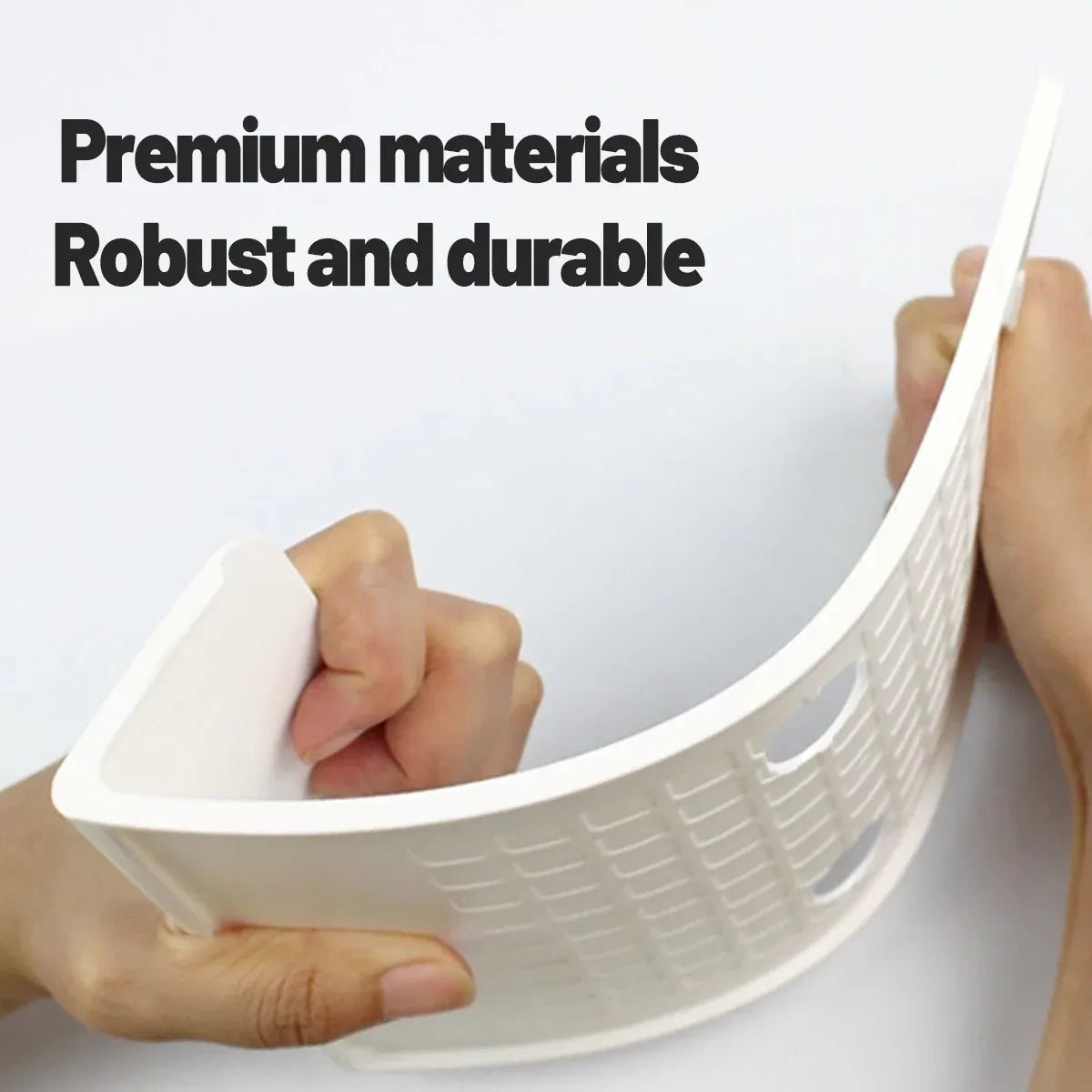 7PCS L-Shaped Table Plastic Display Board White Durable for Restaurant Hotel Use