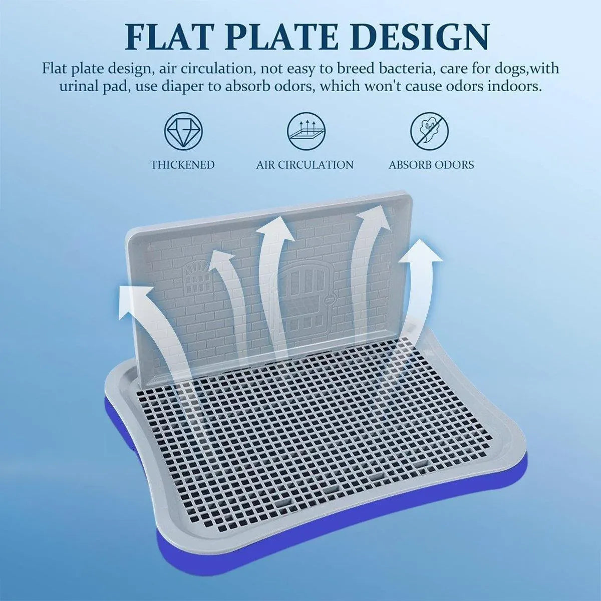 Pet Potty Training Pad Small And Medium-sized Dog Toilet Urinal Pee Tray - Black
