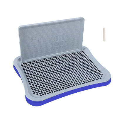 Pet Potty Training Pad Small And Medium-sized Dog Toilet Urinal Pee Tray - Blue