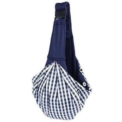Portable Pet Sling Carrier Shoulder Bag for Small Dogs and Cats Travel Outdoor - Grey