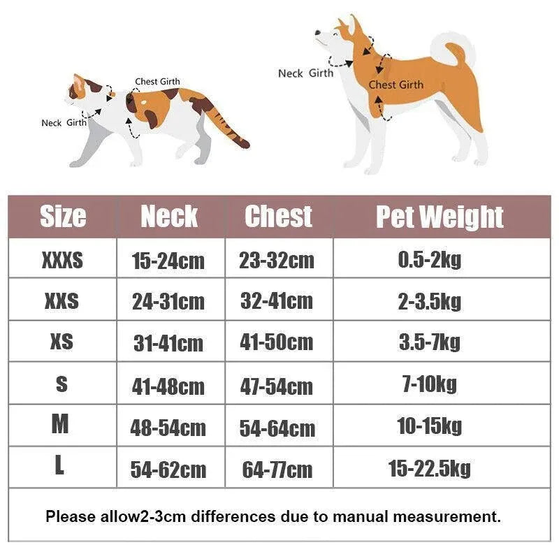 Dog Harness Cat Lead Puppy Leash Vest Mesh Breathe Adjustable Braces Small Pet Orange - L