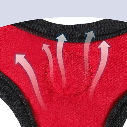 Dog Harness Cat Lead Puppy Leash Vest Mesh Breathe Adjustable Braces Small Pet Orange - S