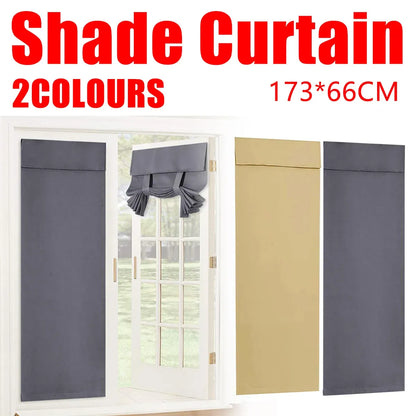 Curtains For Doors and Windows Block Light Blackout Heat Insulation Living Room - Beige