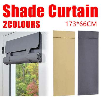 Curtains For Doors and Windows Block Light Blackout Heat Insulation Living Room - Grey