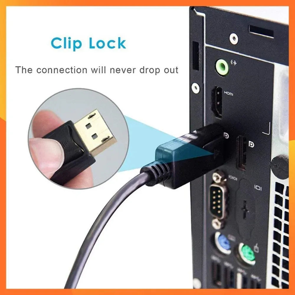 4K/1080p DisplayPort Display Port DP Male to HDMI Female Adapter Converter Cable - 4K-DP Male to HDMI Female
