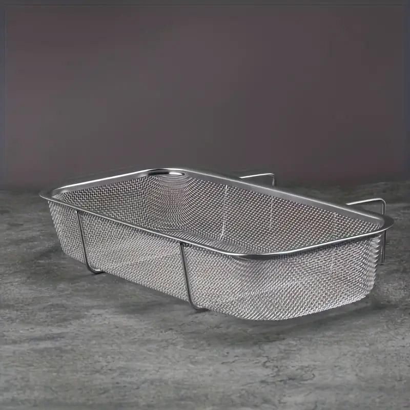 Stainless Steel Sink Drainer Basket Rack for Kitchen Dish Drying and Storage