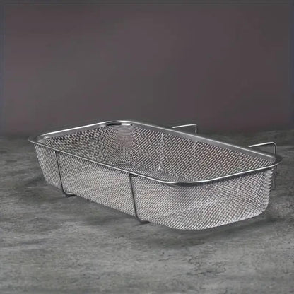 Stainless Steel Sink Drainer Basket Rack for Kitchen Dish Drying and Storage