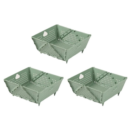 Collapsible Vegetable Washing Basket Foldable for Kitchen Sink