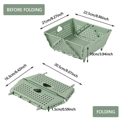 Collapsible Vegetable Washing Basket Foldable for Kitchen Sink