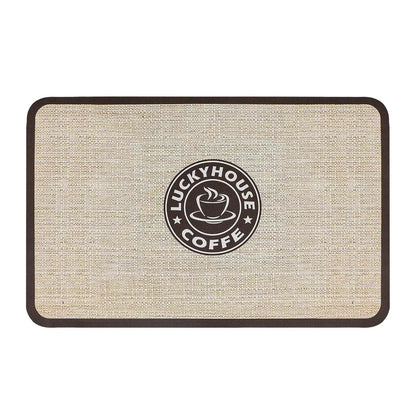 Super Draining Dish Drying Mat Quick Dry Coffee Kitchen Bathroom Tableware Pad - Luck