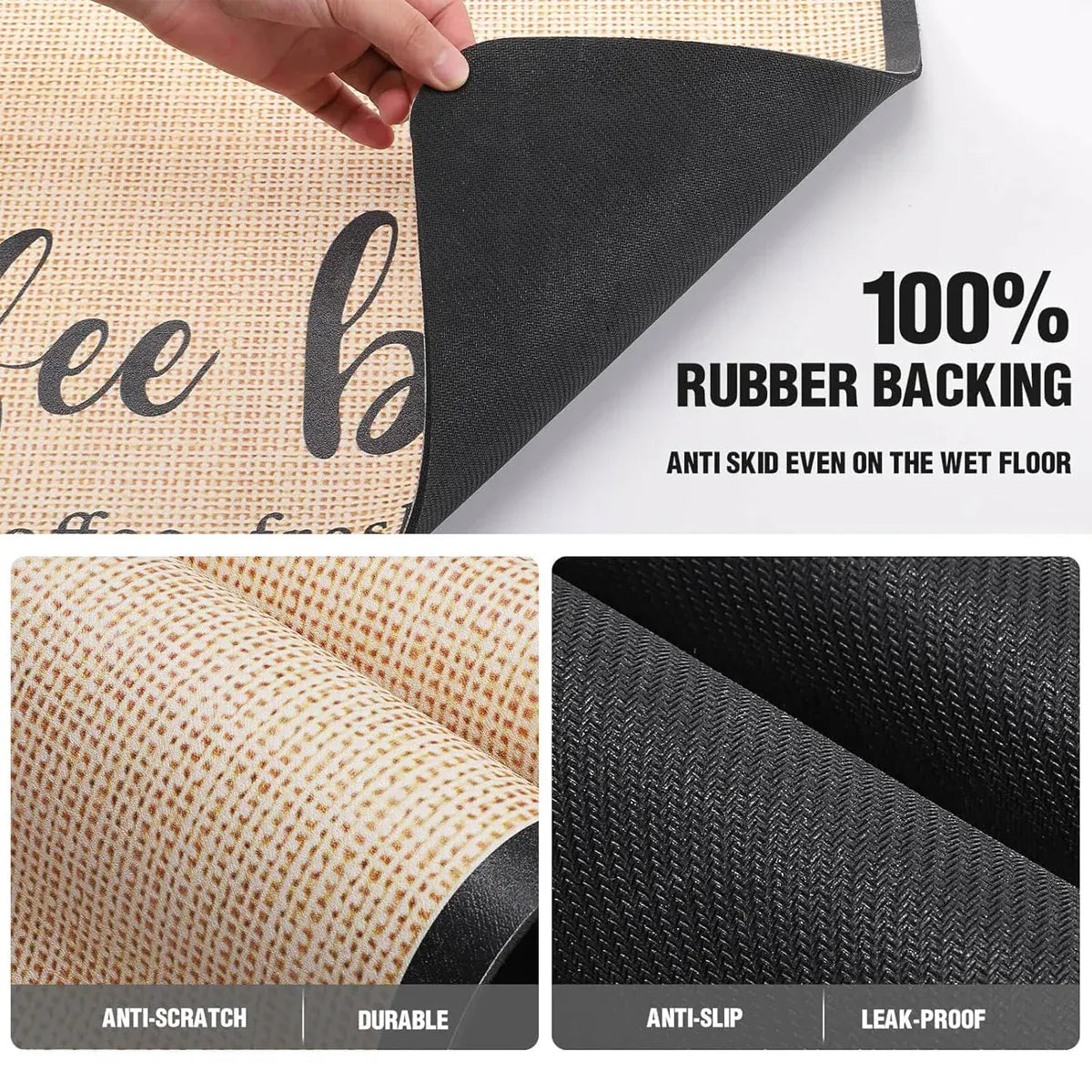 Super Draining Dish Drying Mat Quick Dry Coffee Kitchen Bathroom Tableware Pad - Luck