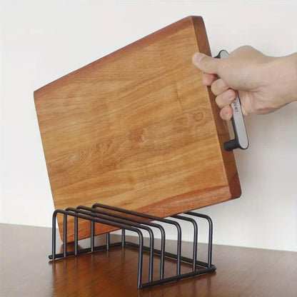 Home Kitchen Chopping Board Draining Rack Multifunction Storage Shelf Organizer