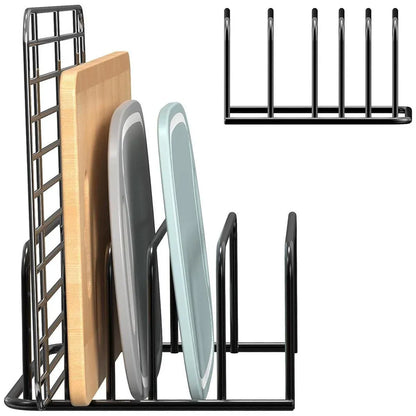 Home Kitchen Chopping Board Draining Rack Multifunction Storage Shelf Organizer